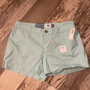 Old Navy light blue cotton short. New with tags. Size 6